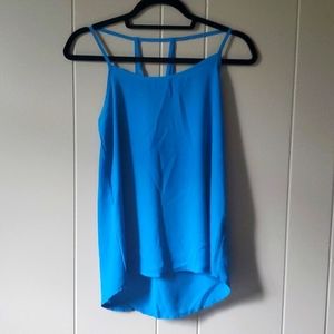 Forever 21 Blue Sleeveless Blouse